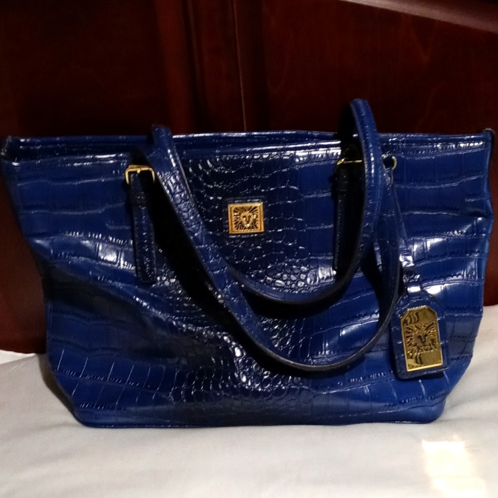 Blue Anne Klein purse